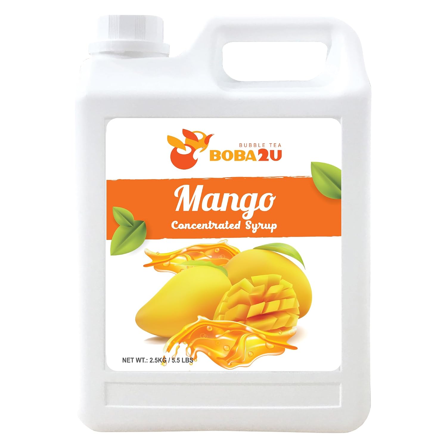 BOBA2U | CONCENTRATED SYRUP | 5.5 LBS (PASSION FRUIT)