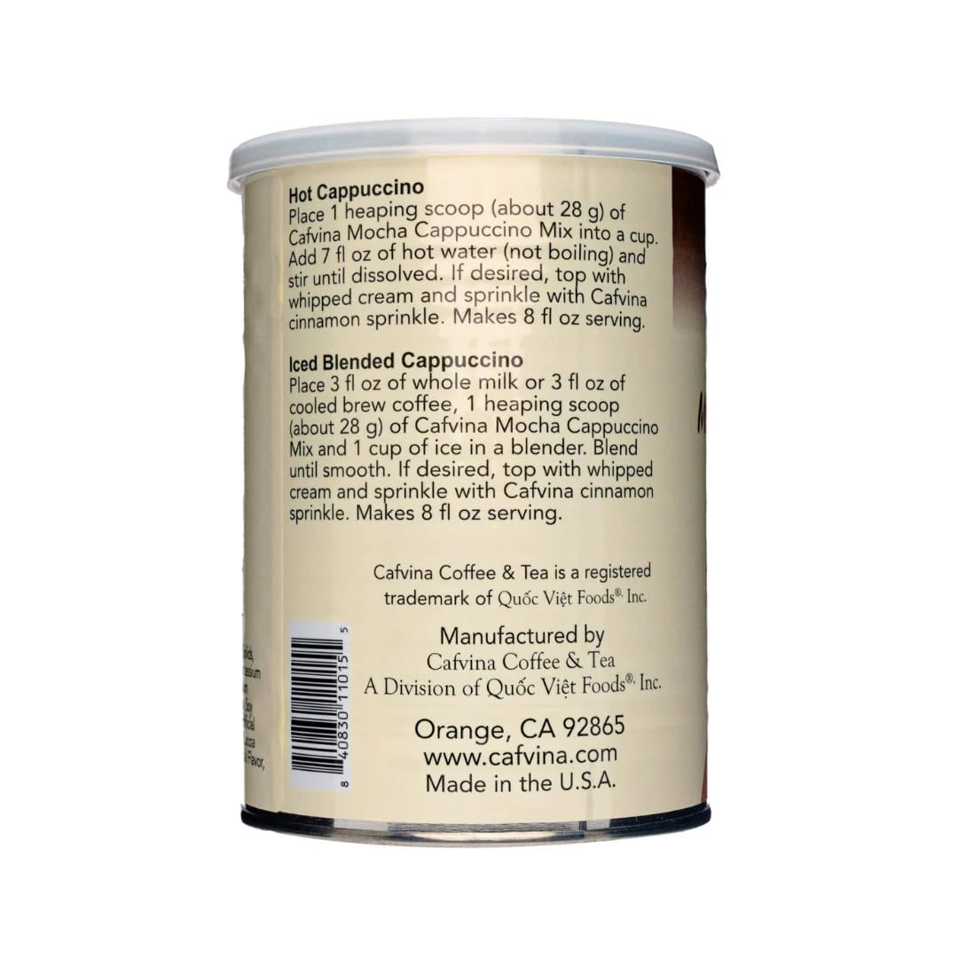 Instant Mocha Cappuccino Blend by Cafvina Coffee & Tea