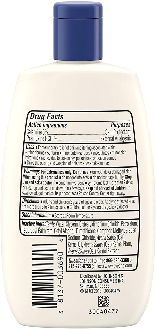 AVEENO Anti-Itch Lotion 4 oz (3 Pack)