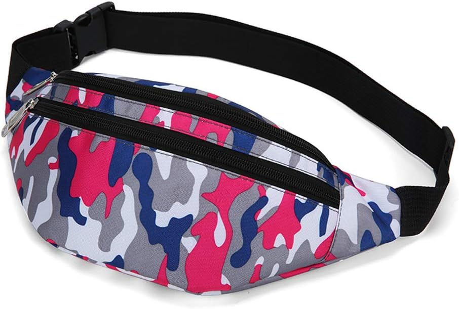Fanny Pack for Men & Women, Fashion Waterproof Waist Packs with Adjustable Belt, Casual Bag Bum Bags for Travel Sports Running.