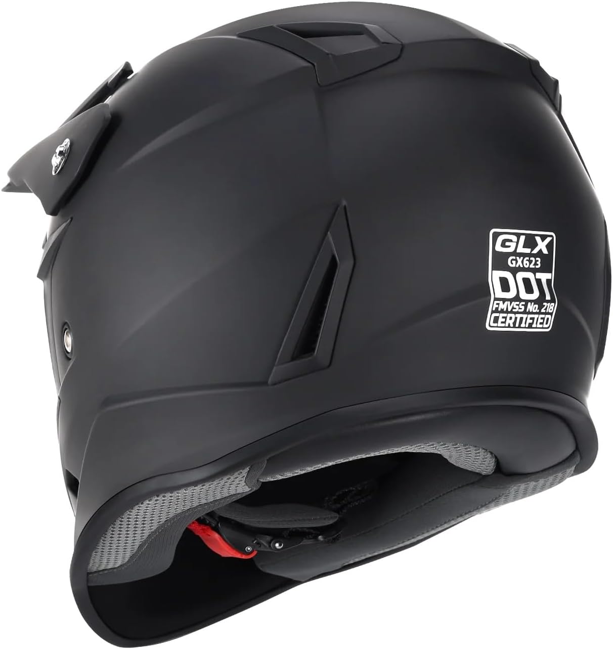 GLX GX623 Youth ATV & Dirt Bike Helmet Combo, DOT | Adult-Level Safety for Kids: Premium, full-grown protection engineered into a comfortable, youth-sized package