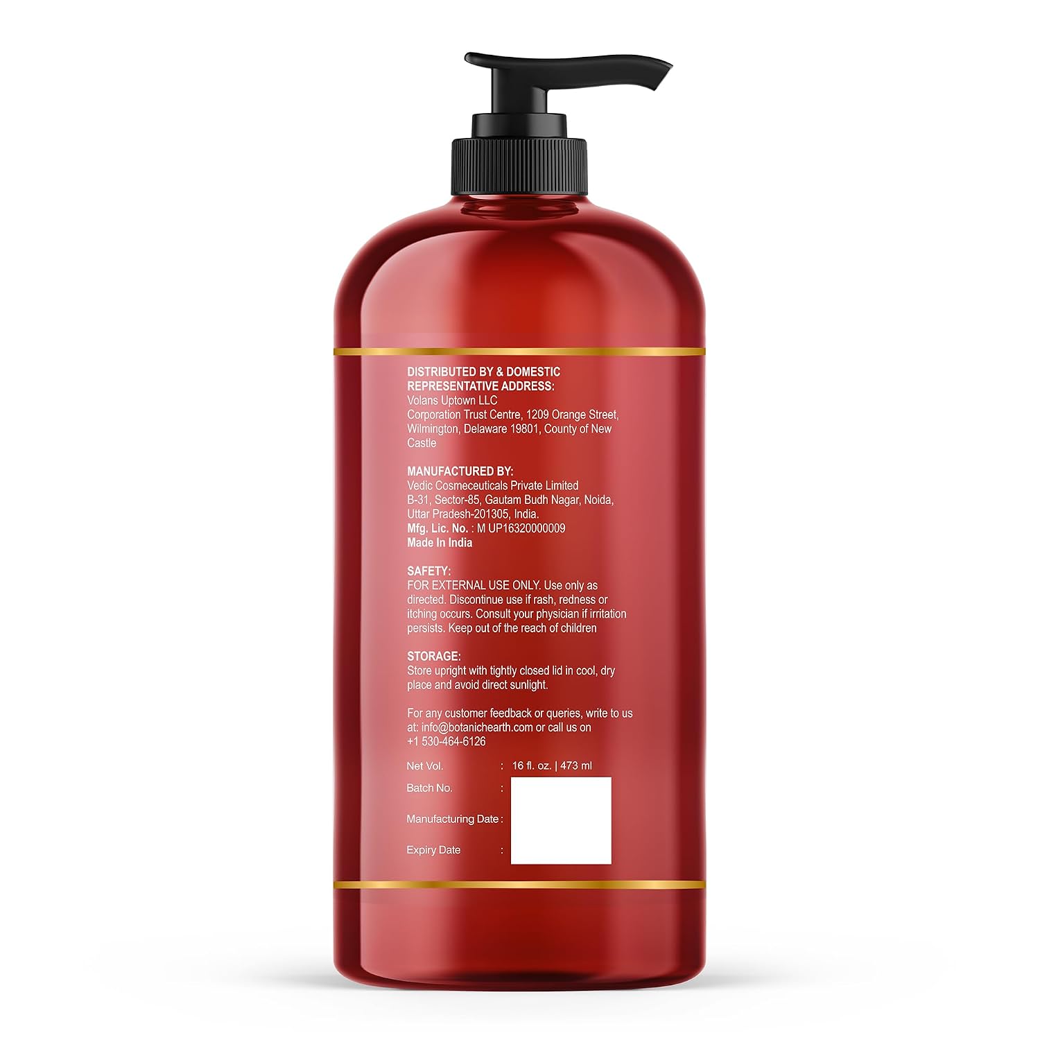 Botanic Hearth Tea Tree Body Wash With 100% Tea Tree Oil - 16 Fl oz