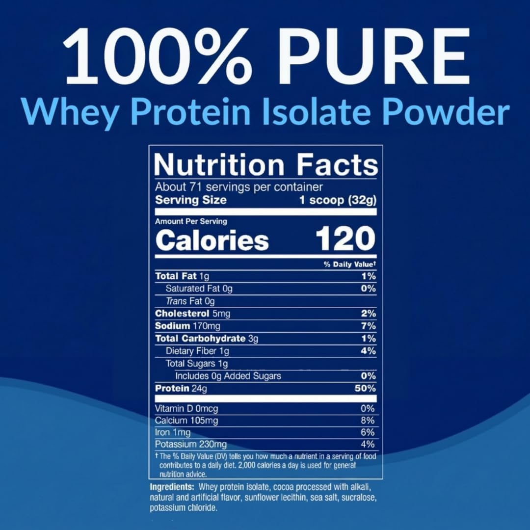 BodyTech Whey Protein Isolate Powder, Rich Chocolate, 5 LB, 71 Servings | 24G per Serving, High Concentrated Protein Powder With Amino Acids & BCAAs for Men and Women, Gluten Free