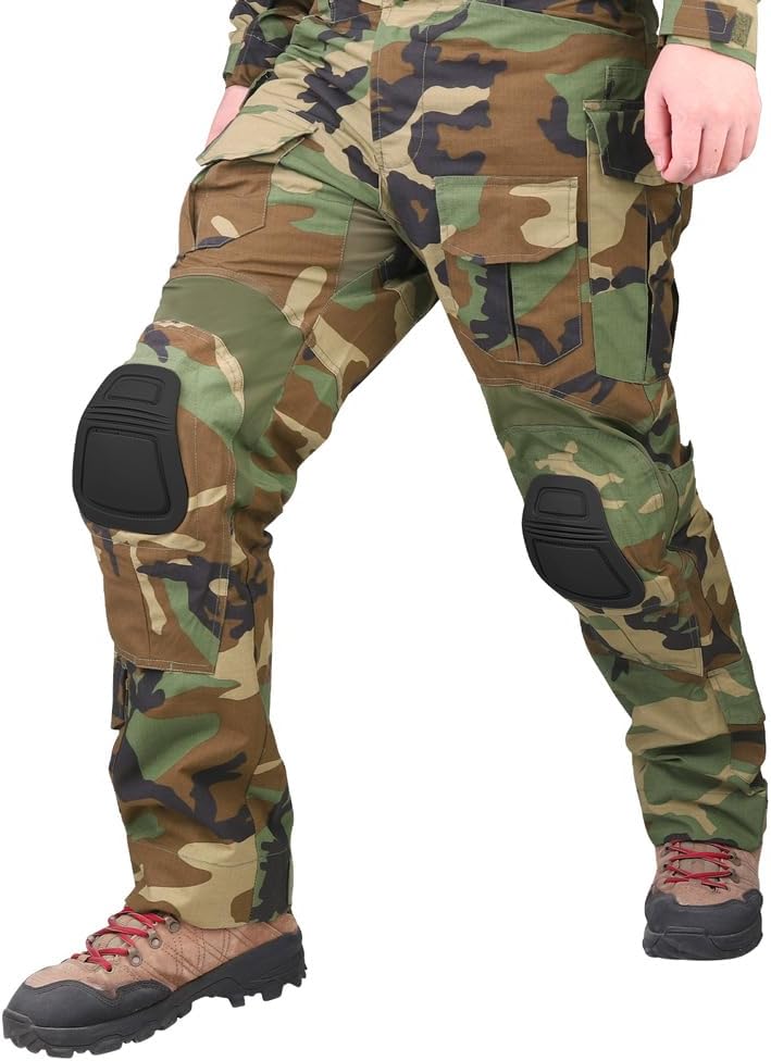 KRYDEX Tactical Men's G3 Combat Pants with Knee Pads