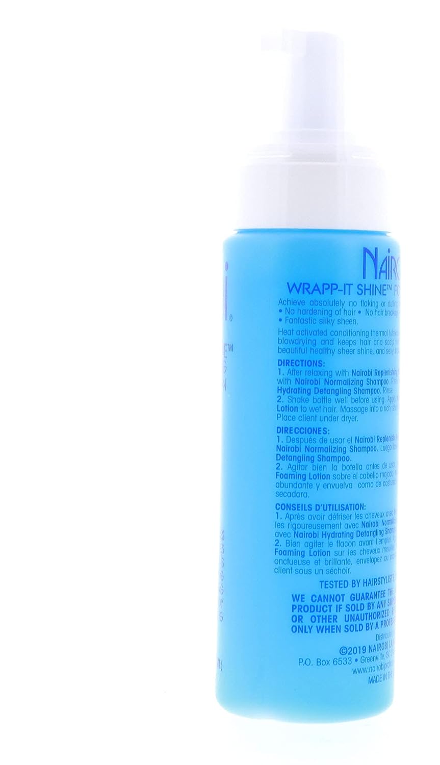 Nairobi Wrapp-It Shine Foaming Lotion, 8 Ounce