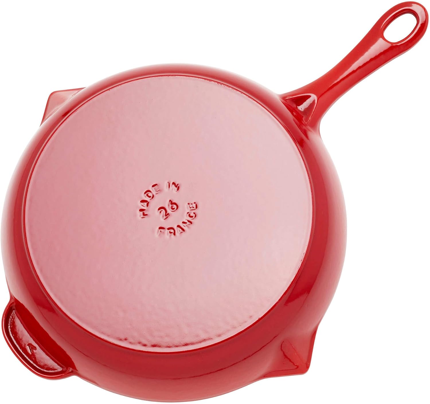 Staub Cast Iron 10-inch Fry Pan - Grenadine, Made in France