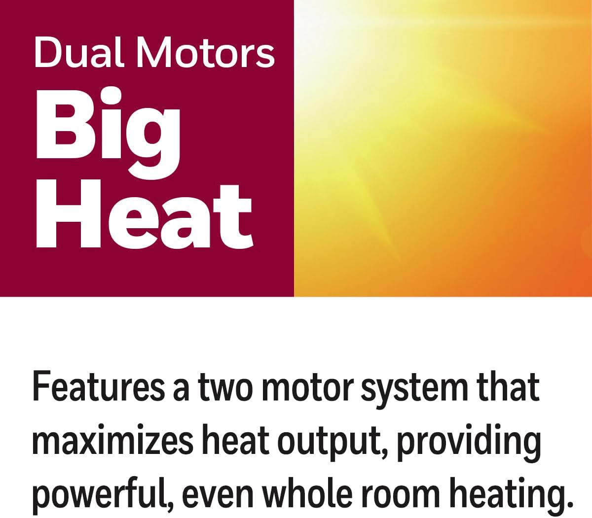 Honeywell Slim Ceramic Tower Heater, Small Room, Black – Easy to Use – Slim Space Heater with Two Heat Settings | Easy to Use – Slim Space Heater with Two Heat Settings