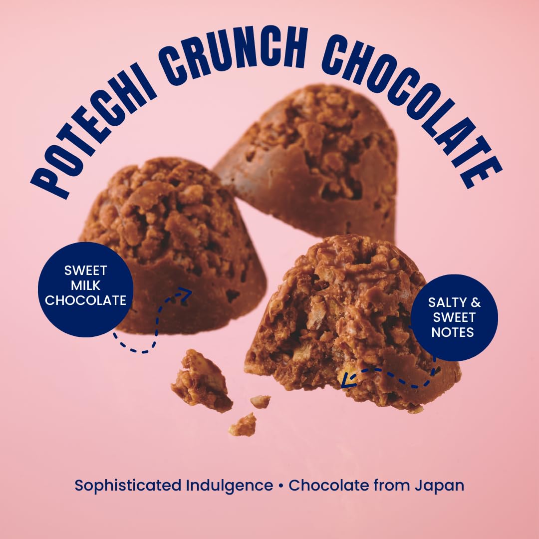 ROYCE' Potatochip Chocolate "Original" - |Chocolate Coated Crispy Potato Chips | Gourmet Snack for Gifting & Indulging | Japanese Potato Chip Chocolate from Hokkaido (7 Servings per Container)