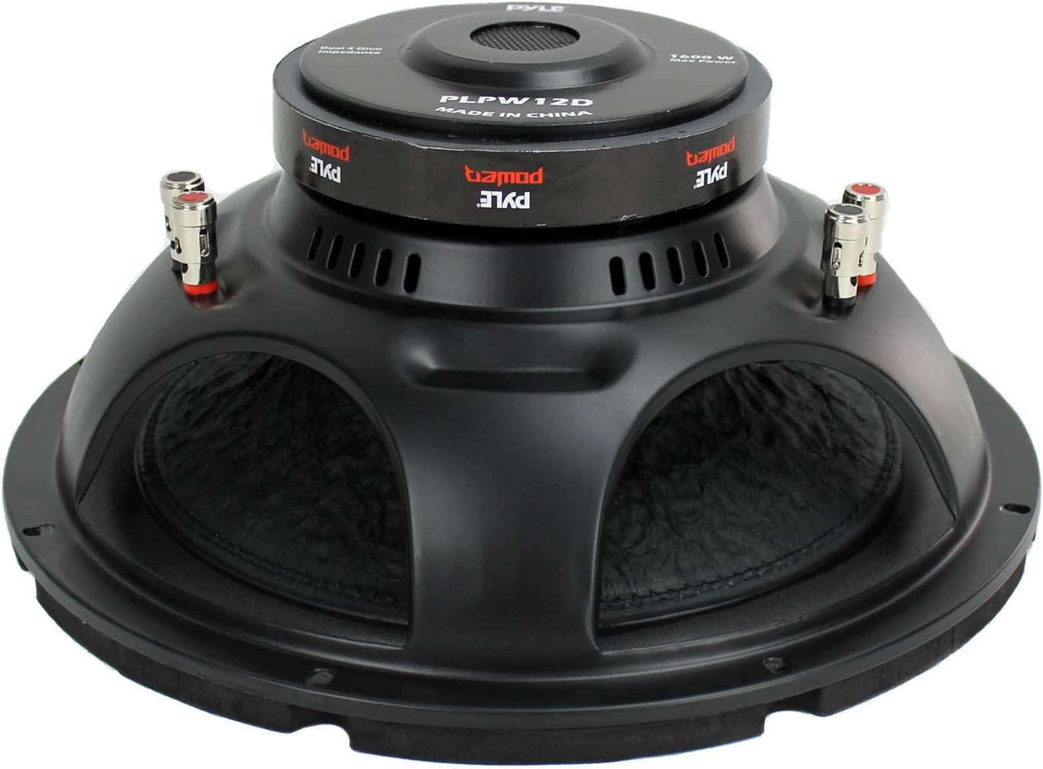 Pyle 8" Car Subwoofer Speaker - 800 Watt Dual 4 Ohm Voice Coil, Treated Foam Surround, Non-Pressed Paper Cone, 60oz Magnet - Powerful Vehicle Audio Bass Woofer for Car Stereo Systems - PLPW8D (Black)