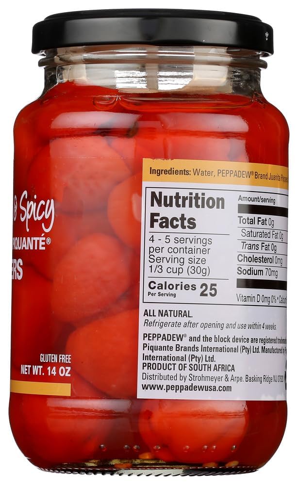 Peppadew Whole Piquante Peppers Mild (400g)