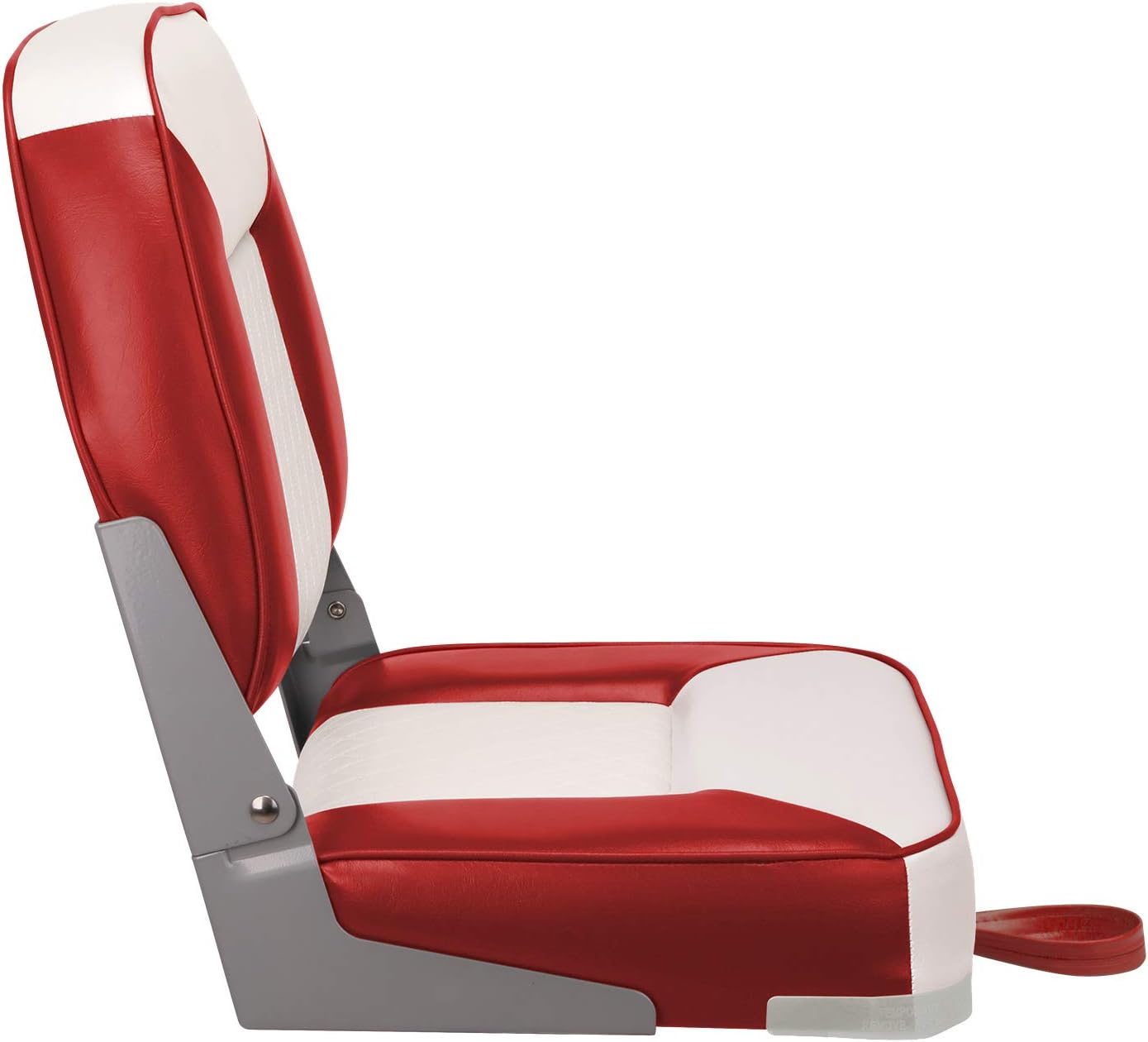 XGEAR Fold-Down Boat Seat, Low Back Fishing Boat Chair