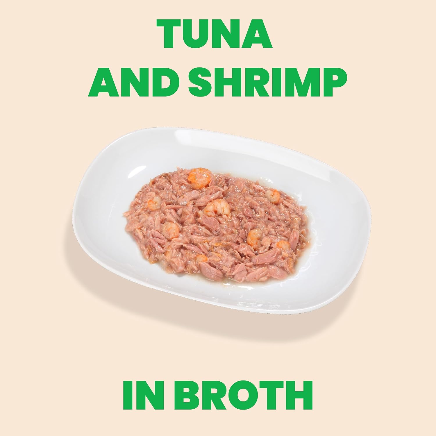 almo nature HQS Natural Wet Cat Food Tuna and Shrimp, Grain Free, Additive Free - 2.47oz - Pack of 6