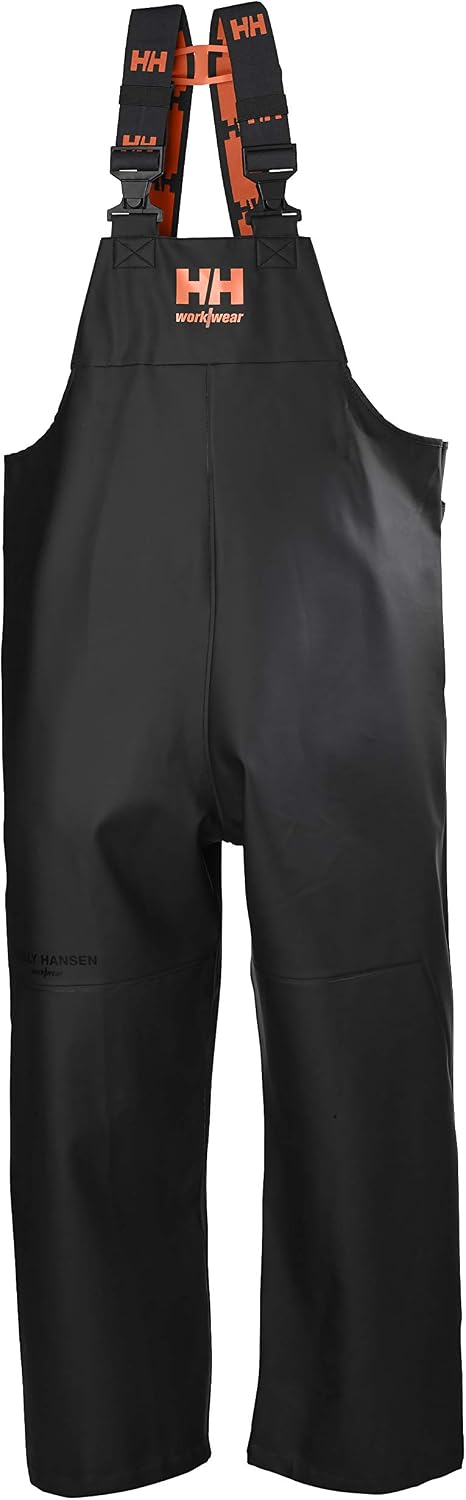 Helly Hansen Storm Rain Bib, Bib Overalls for Men, PVC-Coated Polyester