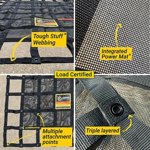 Heavy Duty Cargo Net - Truck Organizer-Interior-Roof Rack-Jeep-SUV- Baja-Camping -(GBN-100) 4' x 4'