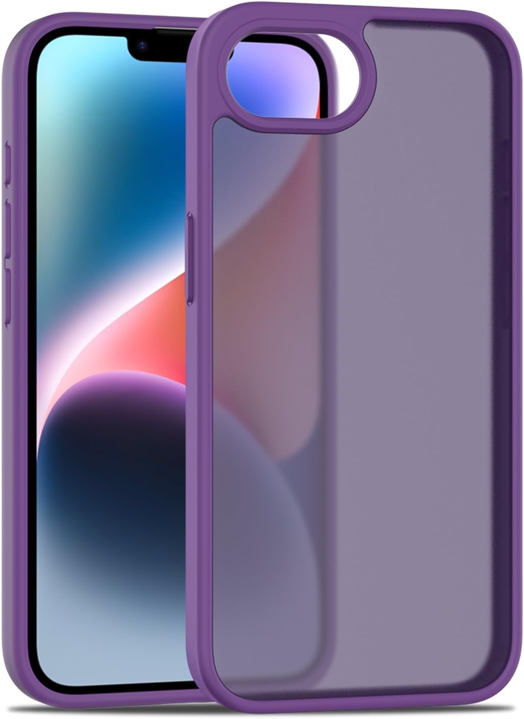 TENOC Phone Case Compatible with iPhone SE (2nd 2020 and 3rd 2022 Generation) & iPhone 7 & iPhone 8, Clear Case Shockproof Protective Bumper Slim Cover for 4.7 Inch