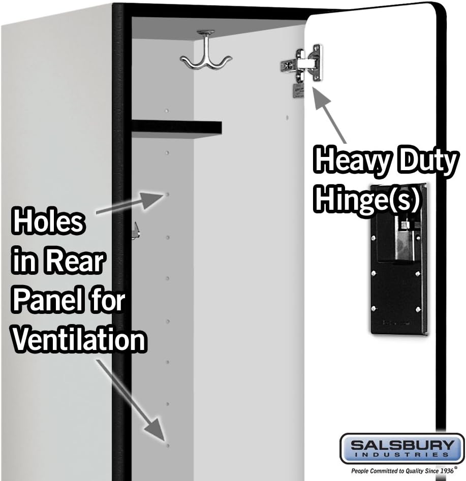 Salsbury Industries Double Tier 'S' Style Designer Wood Locker, Mahogany, 5' 3" x 15"