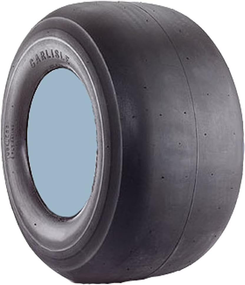 Carlisle Smooth Lawn & Garden Tire - 20X10-10 | Lawn Mower & Garden Tractor All Season Traction 73A3 Rated 2 Ply Bias Construction Black Sidewall Tire