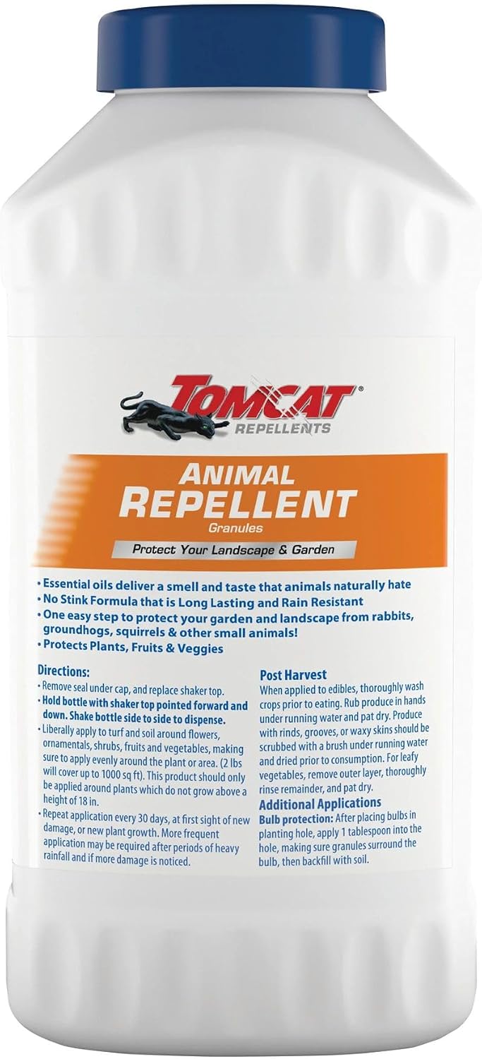 Tomcat Repellents Deer Repellent, 1 gal. | Also Repels Rabbits, Ready-to-Use, Protects Landscapes and Gardens, Contains Essential Oils