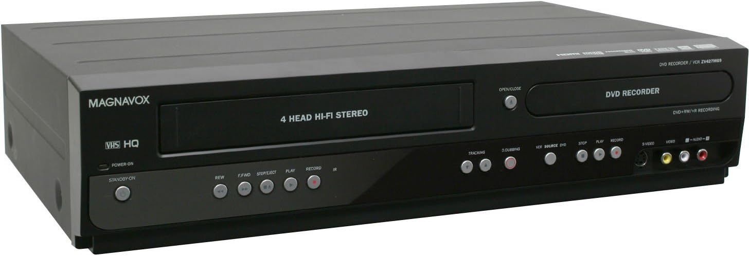 Magnavox ZV427MG9 DVD Recorder/VCR Combo, HDMI 1080p Up-Conversion, No Tuner