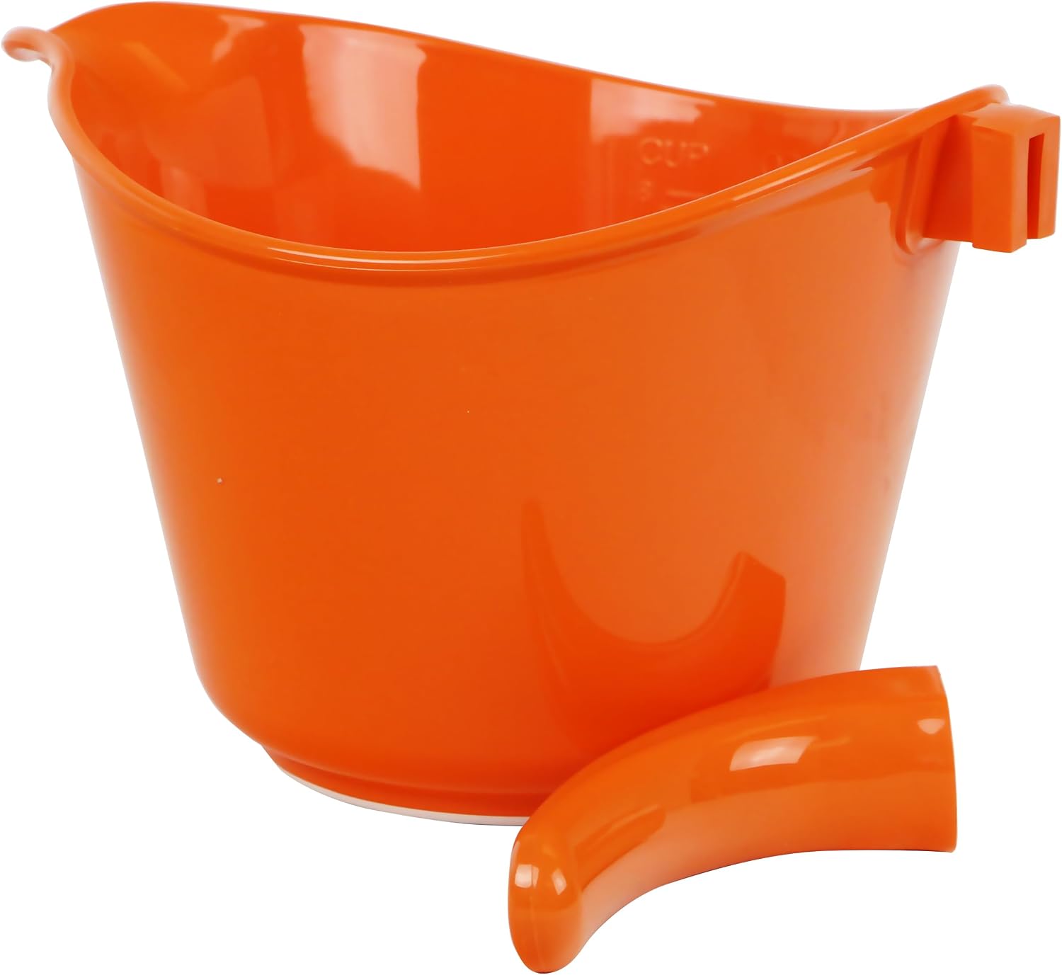 Reston Lloyd, Batter Bowl With Pour Spout, Non-Slip Base, Erogonomic Space Saving Detachable Handle, 2 QT Heavy Duty BPA-Free Microwave & Dishwasher Safe, Plum