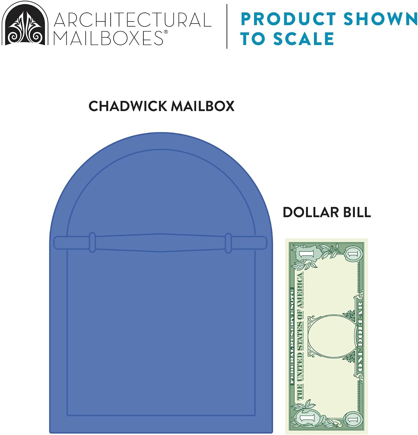 Architectural Mailboxes Chadwick Galvanized Steel Post Mount Mailbox, 8950B-10, Black, Medium Capacity | Galvanized steel build for outside with weather-resistant build and rust-resistant powder-coat finish. USPS approved.