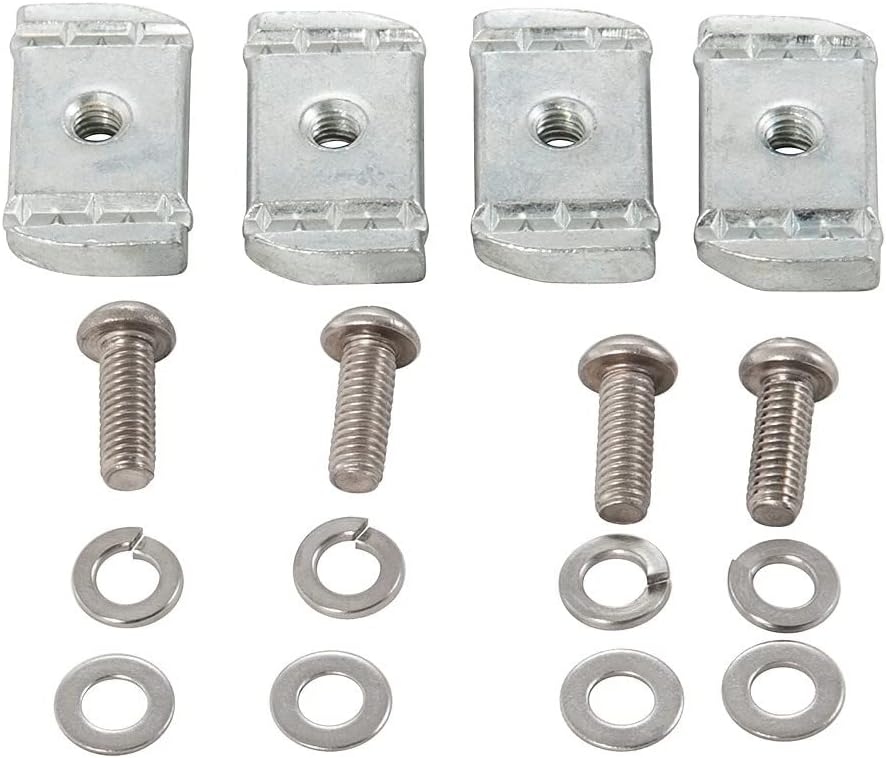 Rhino-Rack Hardware Fit Kit for Rotopax, Includes Four High Grade Steel Channel Nuts, Machine Screws, Washers, and Lock Washers (43203)