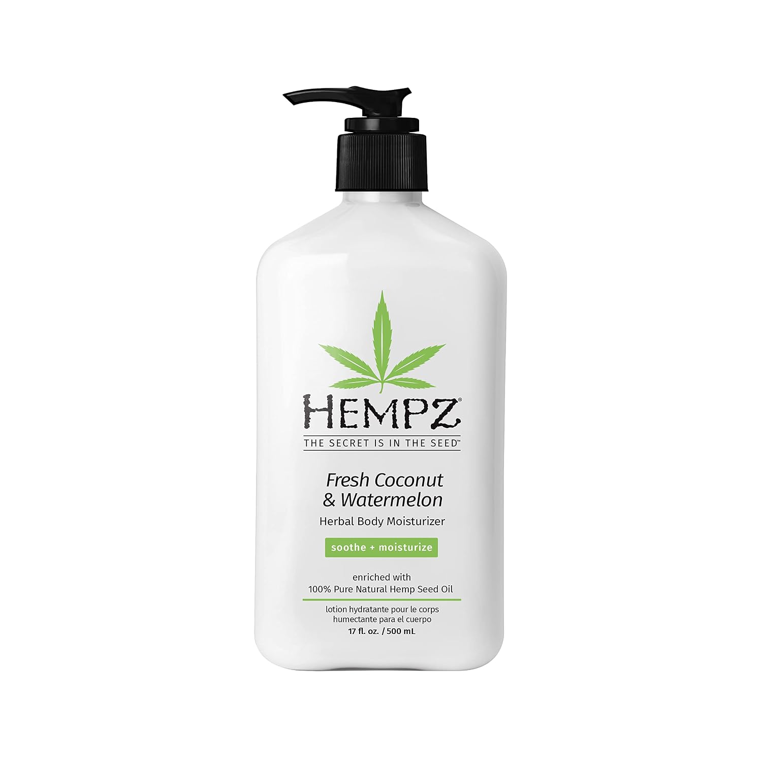 HEMPZ Body Lotion - Sweet Pineapple and Honey Melon - Daily Moisturizing Cream - 17oz