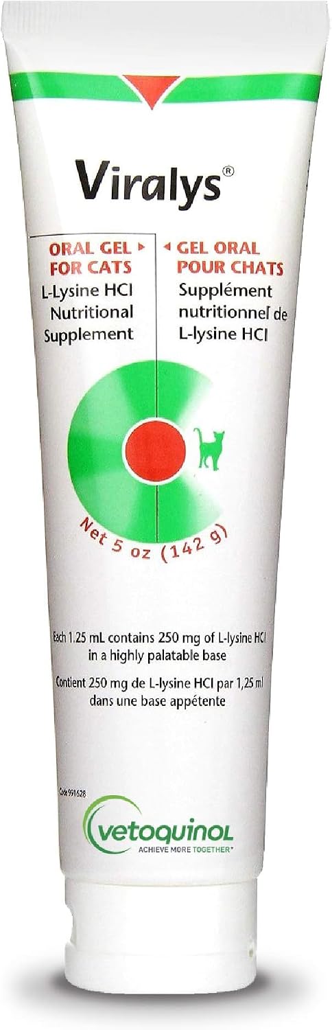 Vetoquinol Viralys - Lysine Supplement for Cats & Kittens - Supports Eye Wellness