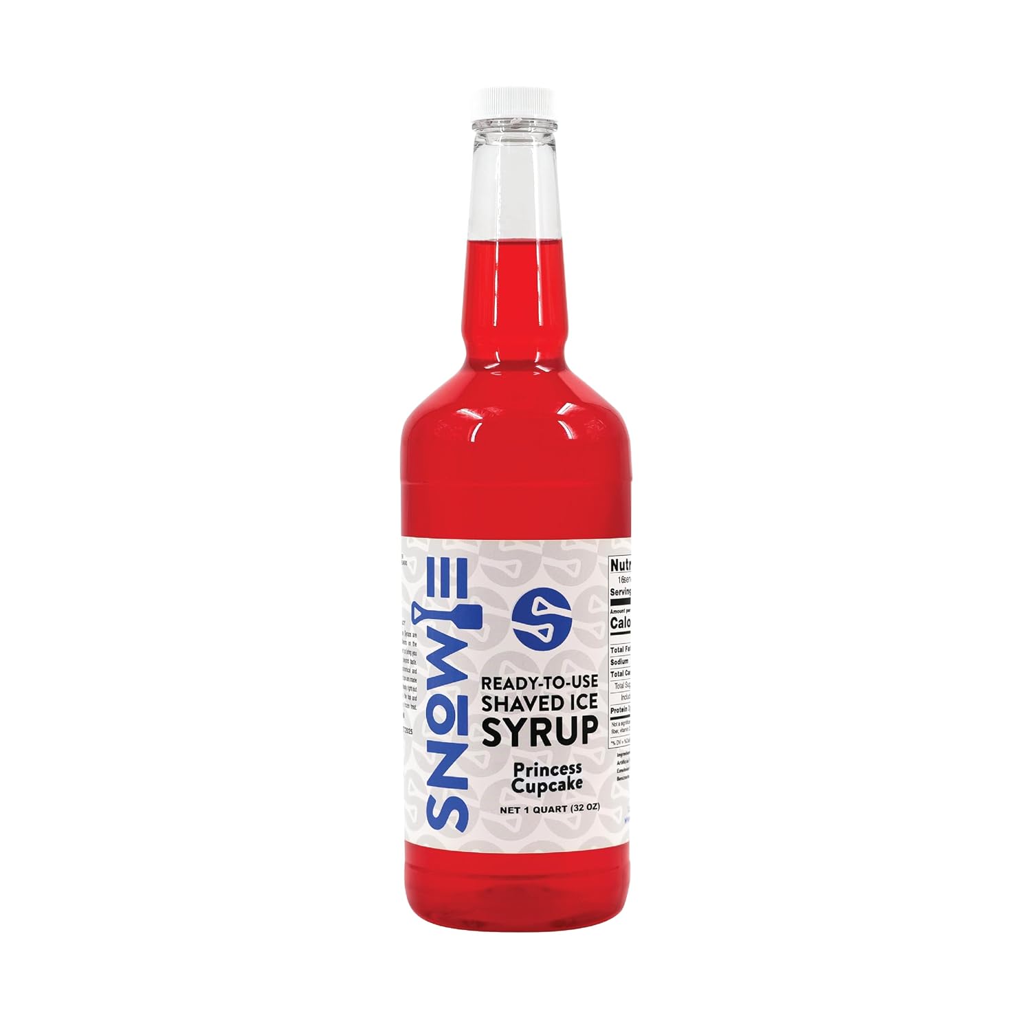 SNOWIE Ready to Use Shaved Ice Snow Cone Syrup - Gallon (Cotton Candy Pink)