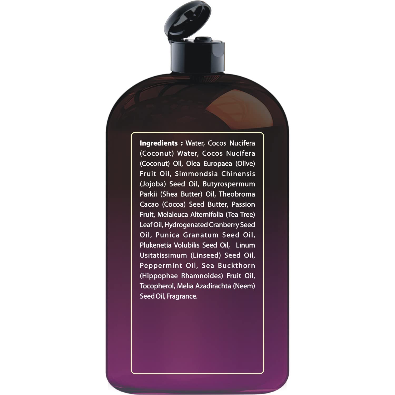 Tea Tree Eucalyptus Body Wash & Skin Cleanser for Women & Men, 16 Fl Oz
