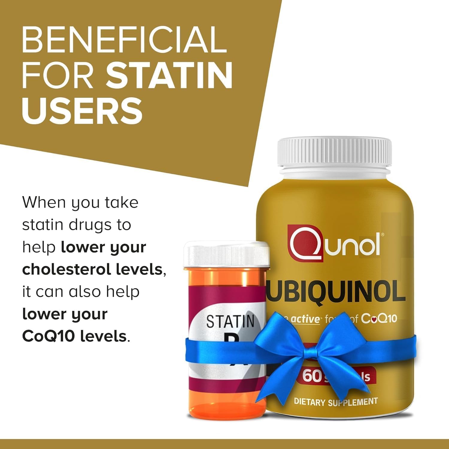 Qunol Ubiquinol 100mg, Powerful Antioxidant for Heart Health, 120 Softgels | #1 Cardiologist Recommended Supplement for Heart Health, Coenzyme Q10 Supplement to support Vascular Health & Cellular Energy