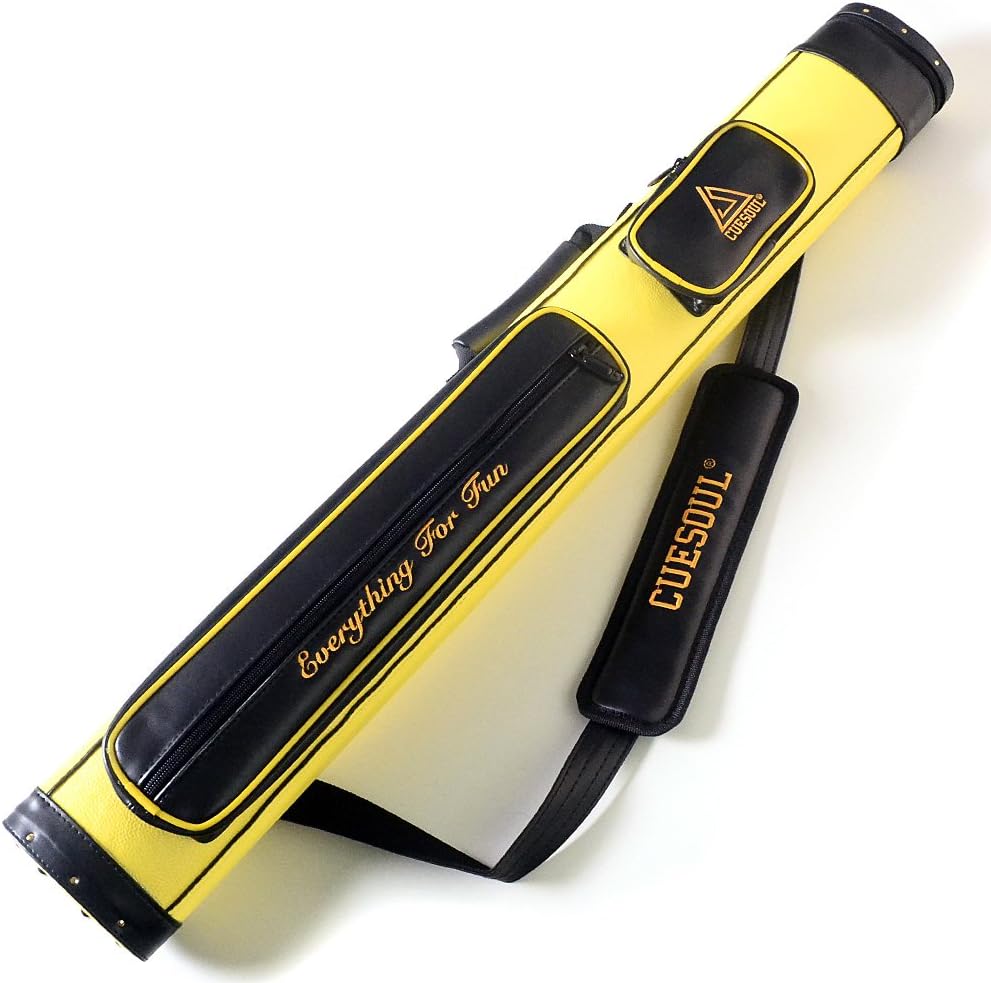 CUESOUL 19oz Pool Cue Sticks with Hard Pool Cue Case