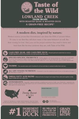 Taste of the Wild Rocky Mountain Dry Cat Food, Roasted Venison, 5lb | Kitten, Adult & Senior Cats | High Protein | Grain Free Recipe* | Nutrient Dense to Help Support Peak Health