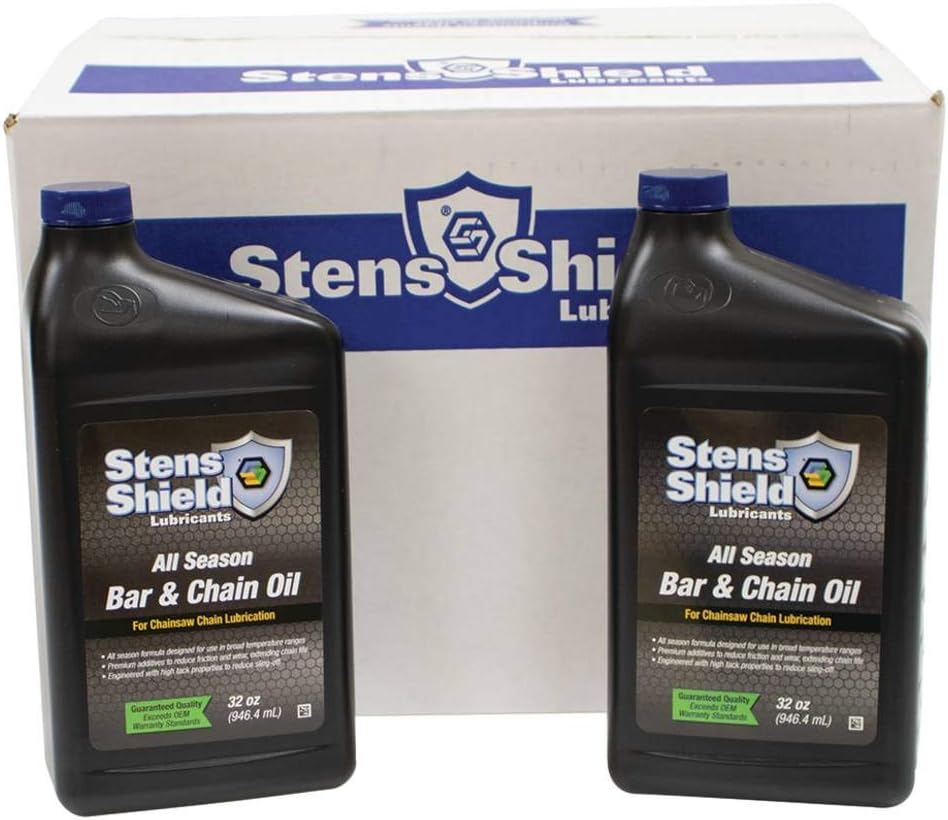 Stens Shield Bar and Chain Oil Replaces Echo 6459012, Stihl 0781 516 5001 Chainsaw | OEM replacement, for outdoor power equipment, 32 Oz. Size