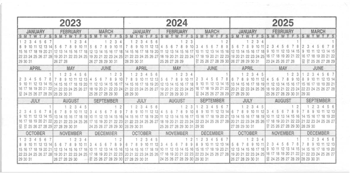 Checkbook Register, Made in The USA, Check Registers for Personal, Blank Ledger Transaction Registers for Personal or Business Bank, Check Register Book (23-24-25 Calendars, 10)