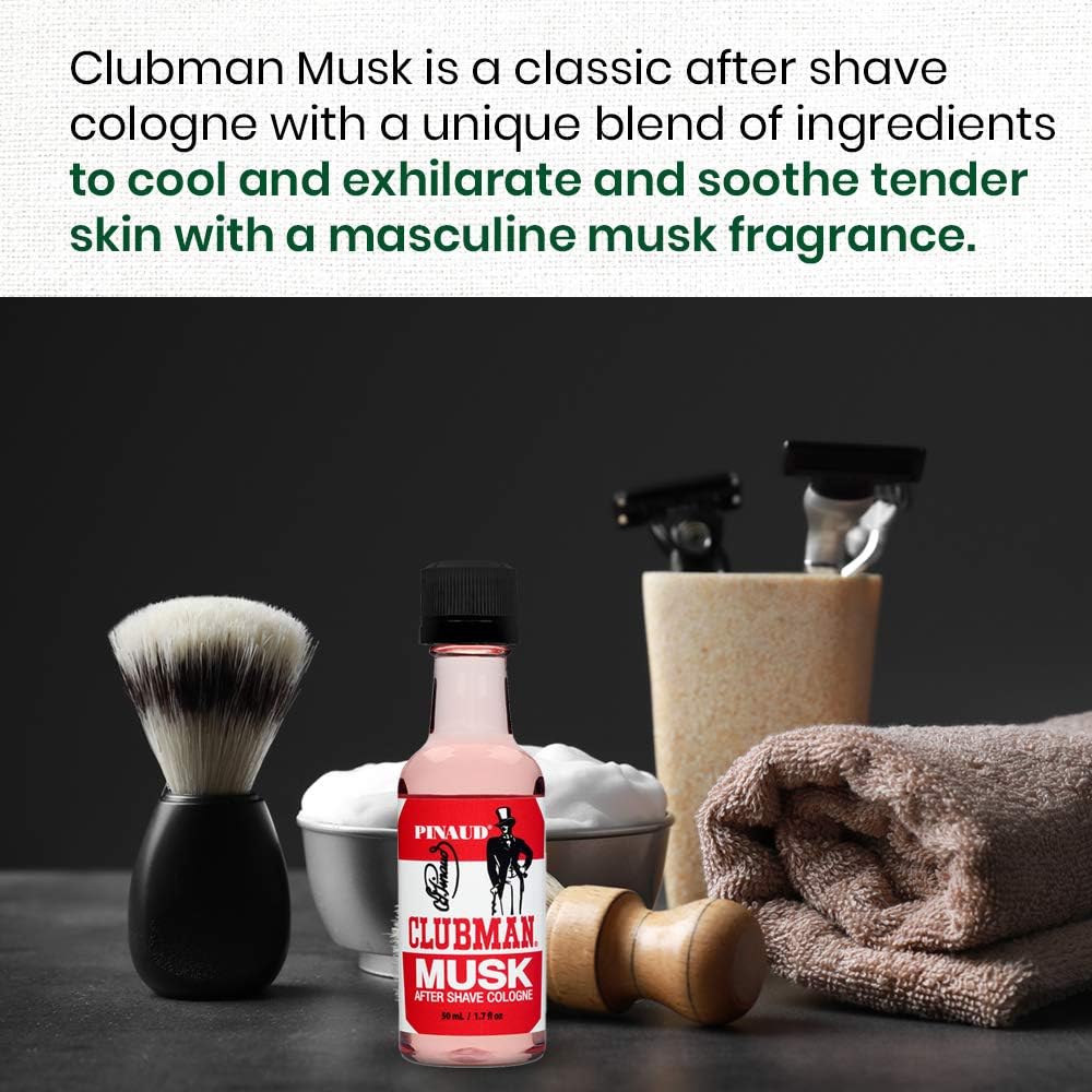 Clubman Lime Sec After Shave Lotion, Cools And Refreshes Skin After Shaving, All Day Fragrance 1.7 fl oz
