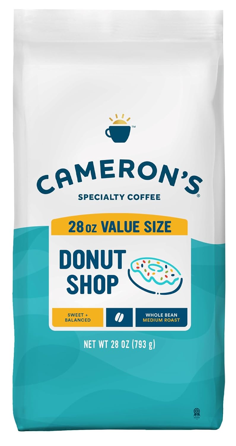 Cameron's Coffee Roasted Whole Bean Coffee, Flavored, Vanilla Hazelnut, 4 Pound