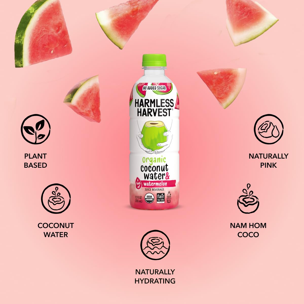 Harmless Harvest Organic Coconut Water, 32 Oz Bottle