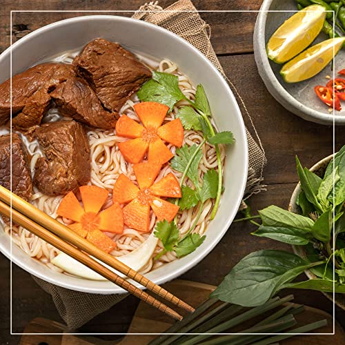 Vi Huong Instant Pho Noodles - 12-Pack, 2.47 Ounce Bowls, Chicken And Beef Variety - Authentic Pho Soup Recipe, Ready In 4 Minutes - Non GMO