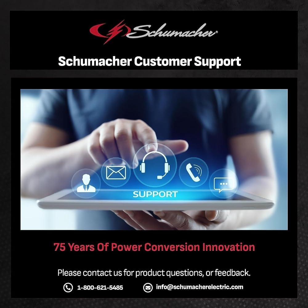 Schumacher Electric DSR Pro Series Portable Jump Starter & Power Station - 12V Jump Box for Car