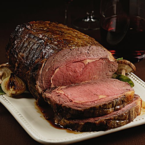 Premium Garlic and Herb Boneless Prime Rib Roast 3.5-4 lb - Ideal for Celebrations & Holidays - Perfect for Special Occasions and Cooking
