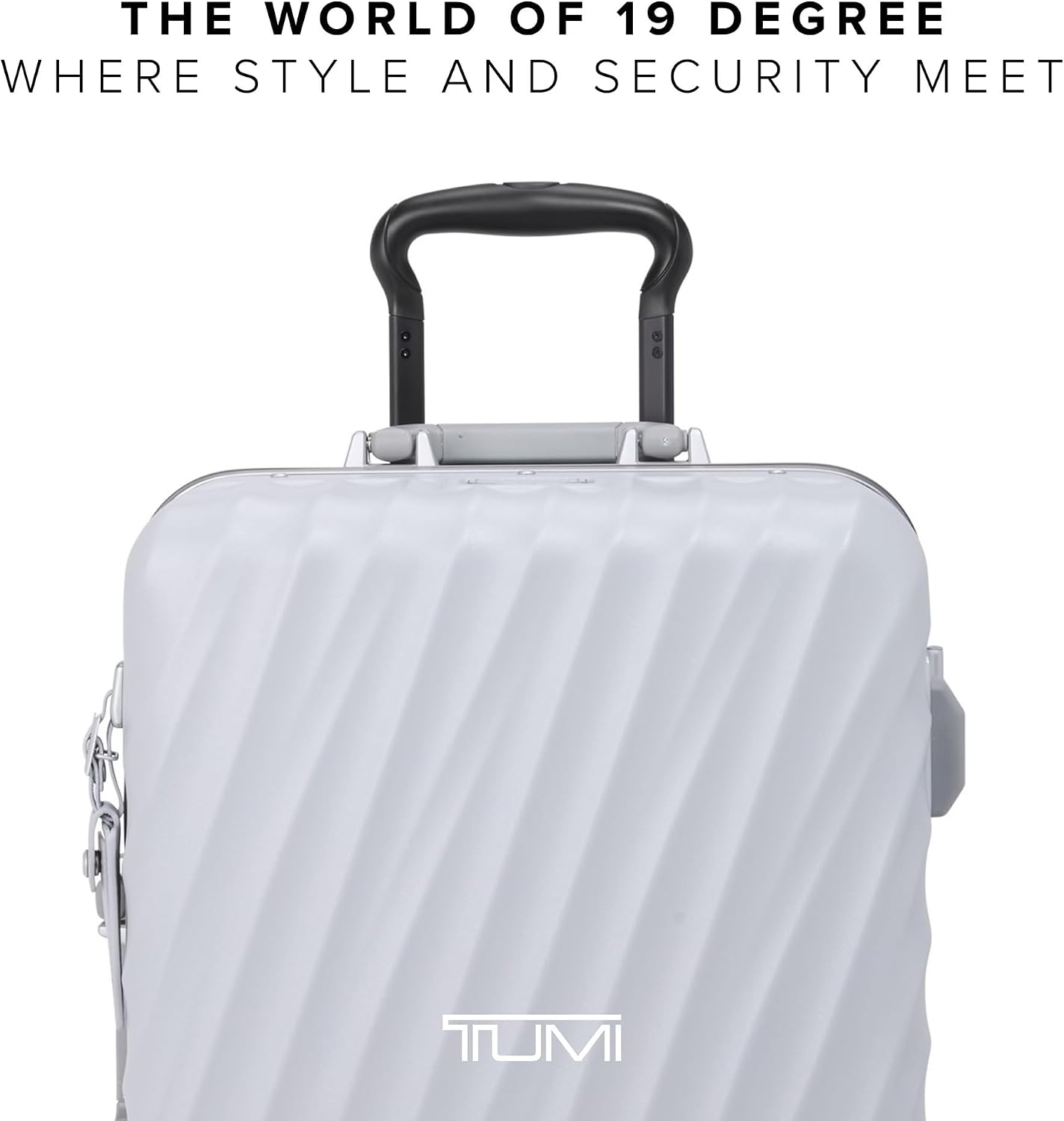 TUMI 19 Degree Frame Continental 4 Wheel Carry-On - Lightweight Suitcase - Hard Shell Luggage - 21.8" X 15.8" X 9.0" - Black Textured