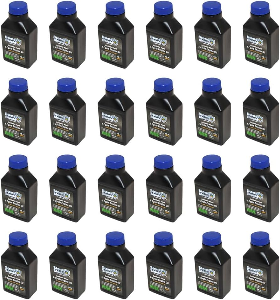 Fits Case of 24 2-Cycle Engine Oil 2.6 oz. Bottles 50:1 Synthetic Blend Mix