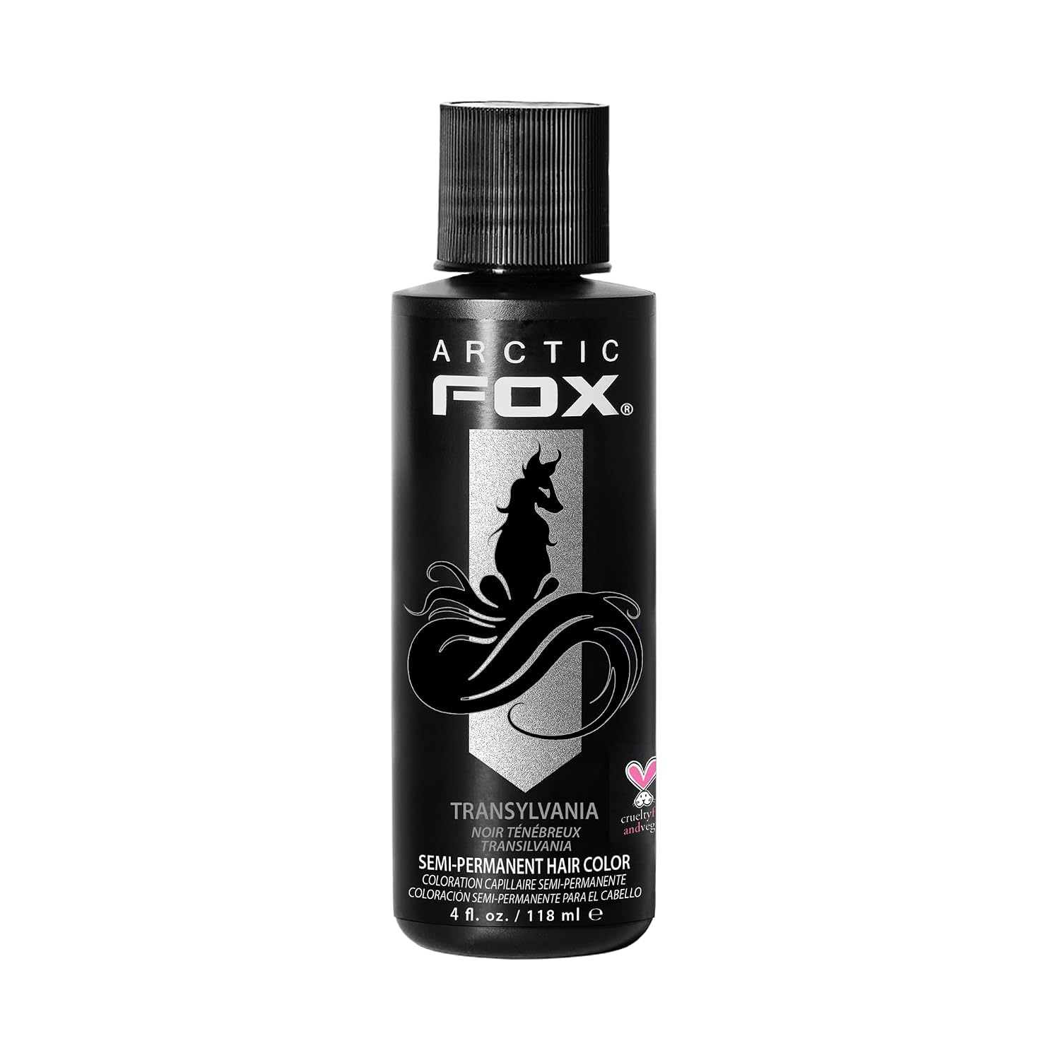 ARCTIC FOX Virgin Pink Semi-Permanent Hair Color - Vegan - 4 fl oz | Vivid and Vibrant, Cruelty Free, Ammonia Free, Peroxide Free, , Cream Formula