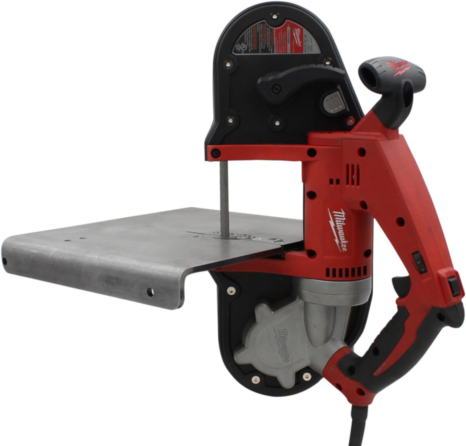 Swag Off Road Portaband Table V1.0 – Portable Band Saw Stand Compatible with Milwaukee, DeWalt, Makita, Bosch, Harbor Freight Bauer, and WEN – Heavy-Duty Steel, Made in USA