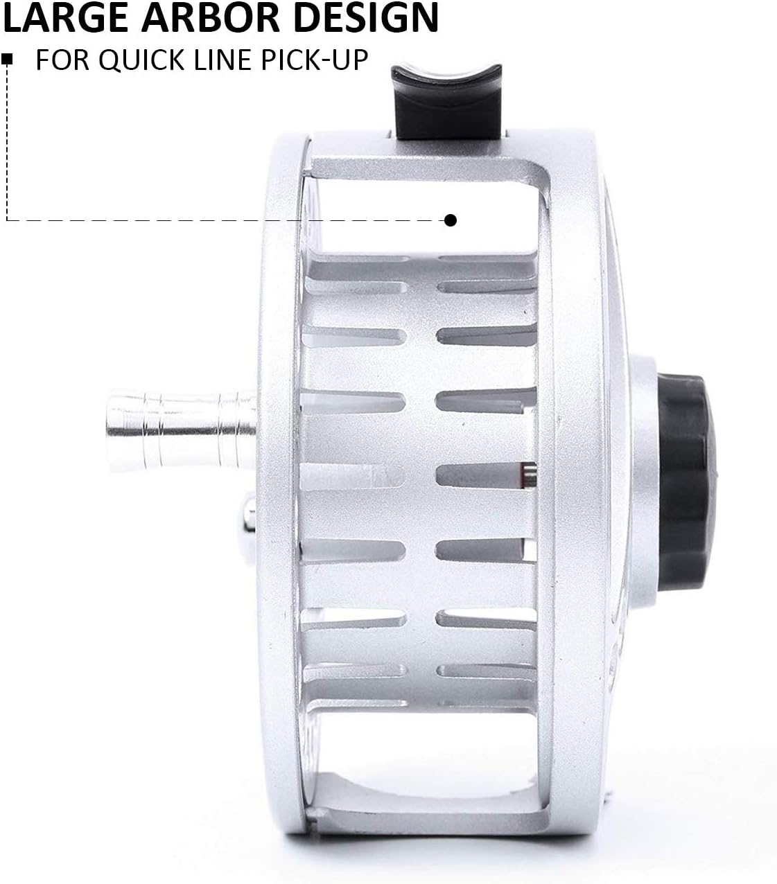 M MAXIMUMCATCH Maxcatch ECO Large Arbor Fly Fishing Reel (3/4wt 5/6wt 7/8wt) and Pre-Loaded Fly Reel with Line Combo