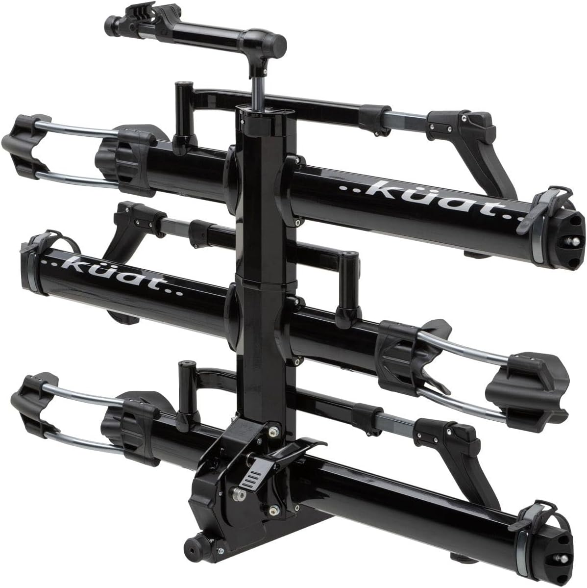 Kuat NV Add-On 2.0-2" - +2-Bike Rack, Black Metallic (NA22B) | Increases 2" NV 2.0 to a 4-Bike Hitch Rack, Rugged All-Metal Construction, E-Bike Compatible, Easy Installation