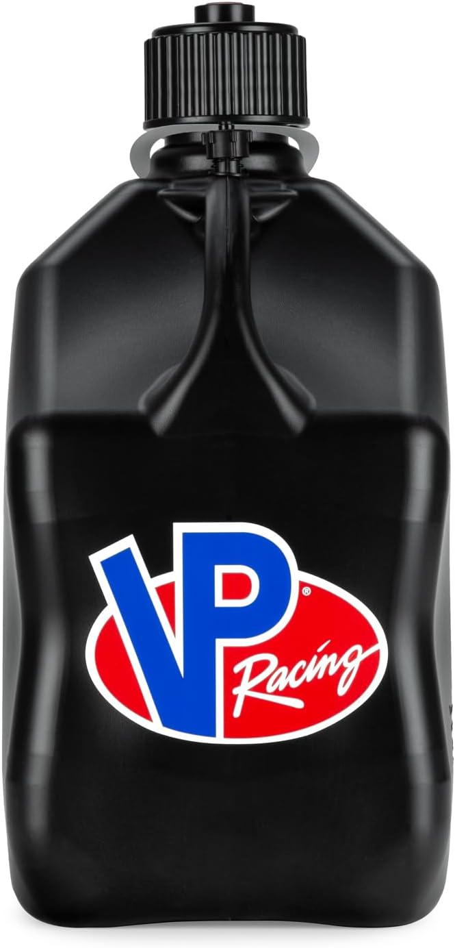 VP Racing 3582-CA - 5.5-Gallon Square Motorsport Jug 4 Pack - Black, Deluxe Hose, Tight Seal