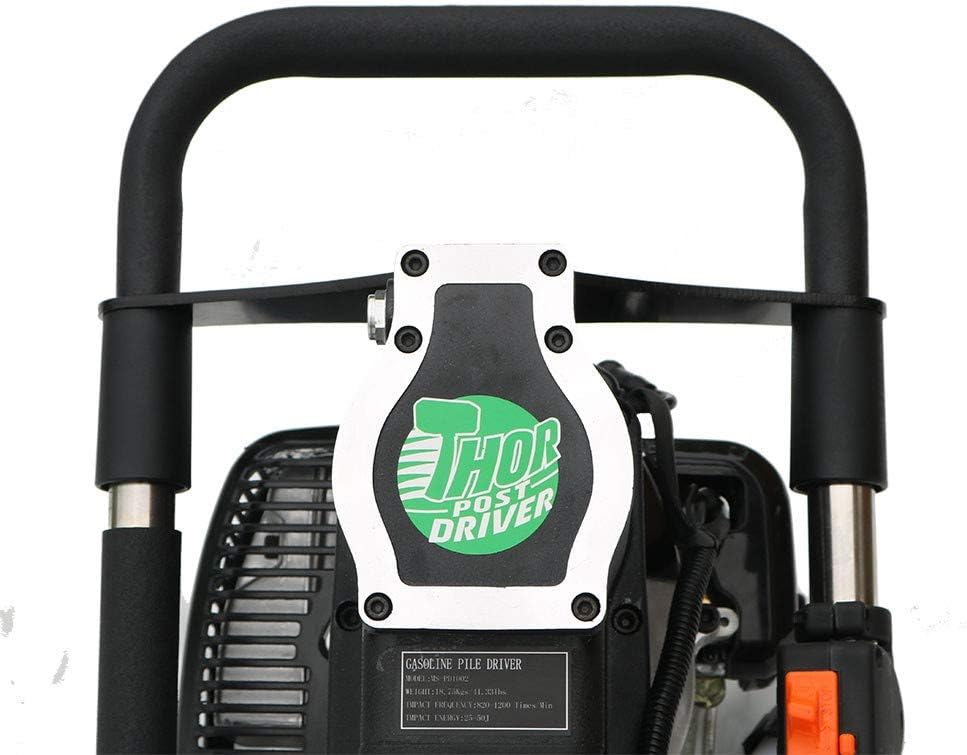 TentandTable PD1002 Fence Post Driver Gas Powered 2-Cycle Engine, 13" Drive