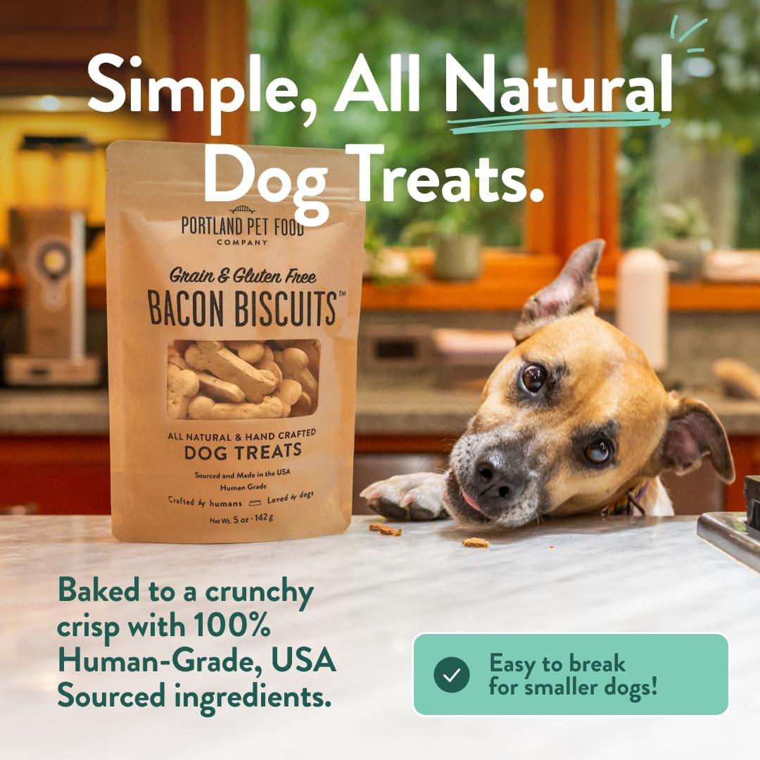 Portland Pet Food Dog Treats Variety, Healthy, Grain-Free Biscuits, 3 Pack